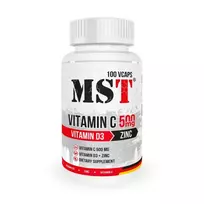 MST Vitamin C 500mg Vitamin D3 Zinc 100 caps