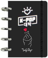 Lovely Story K-Pop Juodas A6 notebook