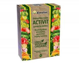Emolus Organinės granuliuotos ekologiškos trąšos ACTIVIT, 800g