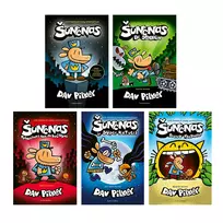 Dav Pilkey 5 knygų rinkinys: Šunėnas
