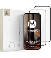 Apsauginis grūdintas stiklas Motorola Moto G67 / G77 telefonui "Tech-Protect Glass Fit+ 2-Pack"