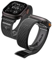 Juoda / pilka apyrankė Apple Watch 8 / 9 / 10 / 11 / SE / ULTRA (44 / 45 / 46 / 49 MM) laikrodžiui "Spigen Athlex Air 2"