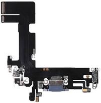 Flex iPhone 13 įkrovimo jungčiai su mikrofonu mėlynas originalus (naudotas Grade A)