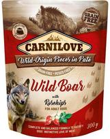 CARNILOVE Dog Paté Wild Boar with Rosehips 300g šlapias šunų maistas šerna su erškėtuogėmis