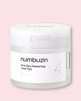 Numbuzin No.4 Pore Zero Peeled Egg Toner Pad - 190 ml / 70 vnt