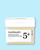 Numbuzin No.5+ Glutathione Vitamin Concentrated Toner Pads - 190 ml / 70 vnt