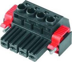 PCB plug-in connector, female plug, Clamping yoke connection, Clamping range, max.: 10 mm² BVZ 7.62HP/04/180SF SN BK BX 1930180000 | 4032248580057
