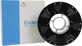 Creality Ender PLA Filament Black, 3D Cartridge (black, 1 kg, 1.75 mm, on a spool)