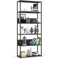 Pastatoma lentyna 80 cm, juoda
