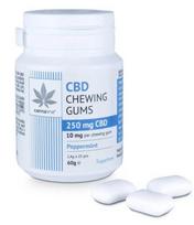 Cannaline CBD kramtomoji guma Pipirmėtė, 250 mg CBD, 25 vnt. x 10 mg, 60 g