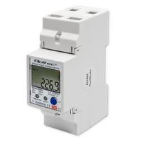 Qoltec 1-phase electronic energy consumption meter on a DIN rail | Wi-Fi | TUYA | 230V | LCD