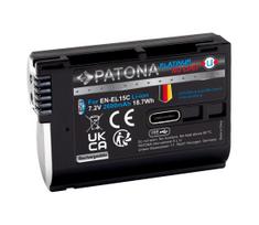 PATONA - Nikon EN-EL15C 2600 mAh ličio jonų (Li-Ion) Platinum USB-C akumuliatorius