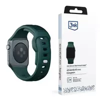 3MK Silicone Watch Strap, green | evergreen for Apple Watch 42/44/45/49mm