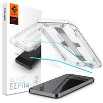 Spigen Galaxy S24 Plus GLAS.tR EZ Fit HD Glass Screen Protectors, 2 Pack
