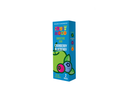 Vaisių batonėliai su spanguolėmis - mėlynėmis, FruitMood, (draugų pakuotė), 40 g