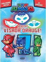 PJMASKS Herojai visada drauge. Spalvinimas su lipdukais - Nėra Autoriaus