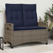 Sodo suolas su pagalve 105 x 60 x 112 cm plienas