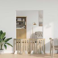 Sulankstomas šunų tvora 4 pcs Sonoma ąžuolas 201 x 38 x 70 cm