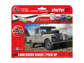 Airfix - Land Rover Series 1 Pick-Up dovanų komplektas, 1/43, A55012