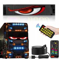 Automobilio LED lenta, velnio akys, sunkvežimiui