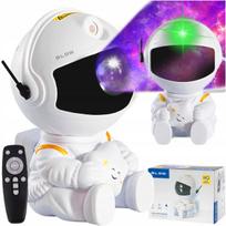 Žvaigždžių projektorius astronautas / naktinė lempa vaikams su pulteliu