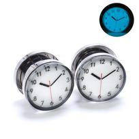 Auskarai tuneliai Time Glow, 2vnt; 10mm, 12mm, 14mm, 16mm, 18mm, 20mm