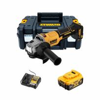 DCG408P1T DeWALT 18V kampinis šlifuoklis 125 mm (1x5.0 Ah)
