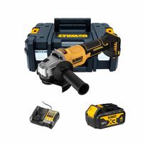 DCG408M1T DeWALT 18V kampinis šlifuoklis 125 mm (1x4.0 Ah)