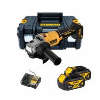 DCG408M2T DeWALT 18V kampinis šlifuoklis 125 mm (2x4.0 Ah)