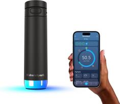 HidrateSpark PRO 2 Smart Bottle with Straw, 621 ml, Black | HI-21S-02 | 810099251296