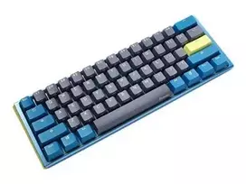 Ducky One 3 Daybreak Mini klaviatūra Žaidimams USB Vokiečių Juoda, Mėlyna, Žalia
