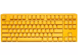 Ducky One 3 Yellow TKL klaviatūra Žaidimams USB Vokiečių Geltona