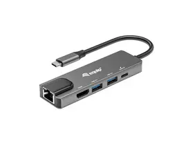 "Equip Dock USB-C->HDMI.2xUSB3.0.GbE.100WPD 25cm si"