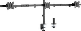 Equip 17"-32" Articulating Triple Monitor Desk Mount Bracket