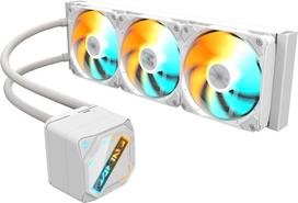 Gigabyte GAMING 360 ICE Liquid CPU Cooler- 3x120mm ARGB Fans, slide-in interlocking mechanism, DAISY-CHAIN, Intel LGA 1851 and AMD AM5 Compatible