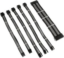 Kolink Core Adept Braided Cable Extension Kit - Black/Grey