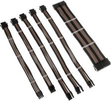 Kolink Core Adept Braided Cable Extension Kit - Black/Gunmetal