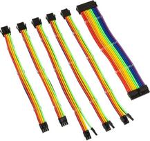 Kolink Core Adept Braided Cable Extension Kit - Rainbow