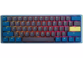 Ducky One 3 Daybreak Mini klaviatūra Žaidimams USB Vokiečių Juoda, Mėlyna, Žalia