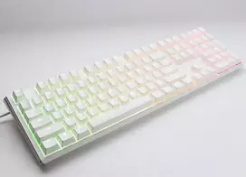 Ducky One 3 Classic klaviatūra Žaidimams USB Anglų (JAV) Balta