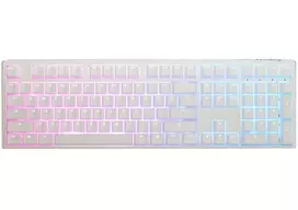 Ducky One 3 Classic Pure White klaviatūra Žaidimams USB Vokiečių Balta