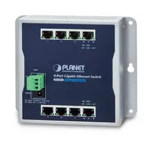PLANET WGS-803 tinklo komutatorius Ne-valdomas L2 Gigabit Ethernet (10/100/1000) Juoda