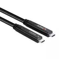 Lindy 43399 USB kabelis USB 3.2 Gen 1 (3.1 Gen 1) 15 m USB C Juoda