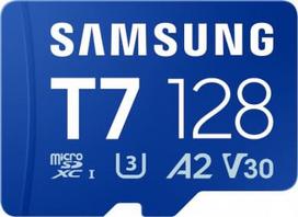 Samsung MicroSD card | T7 | 128GB | microSDXC | Flash memory class U3, V30, A2