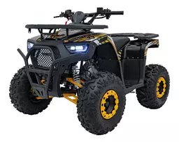 125CC DISCOVERER Orange Petrol Quad Bike