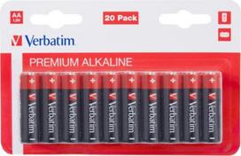 Verbatim Alkaline Batteries AA/LR06 20-pack 49877
