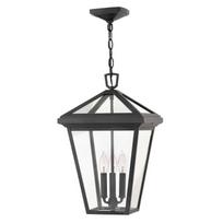 Lauko pakabinamas šviestuvas Quintiesse Alford, 40W, E14, IP44, juoda sp., 30.5 cm x 49.5 cm