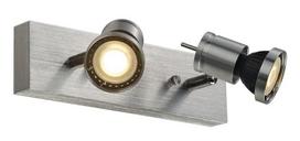 Šviestuvas lubų SLV Asto 2 147442, GU10, 2 x 75 W, aliuminio sp.