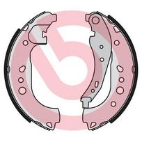 BREMBO Būgninių stabdžių trinkelių komplektas ESSENTIAL LINE S 68 550