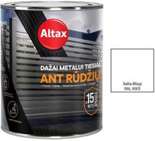 Dažai metalui ALTAX, balta, blizgi, RAL 9003, 0,75 l,